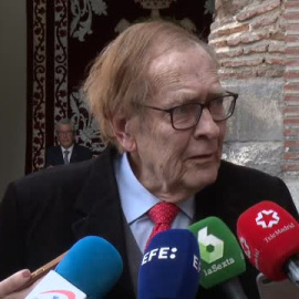 Tamames dice que lleva un mes preparando el discurso con "independencia absoluta porque era un requisito indispensable"