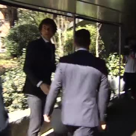 Florentino llega tranquilo a la comida de directivas  