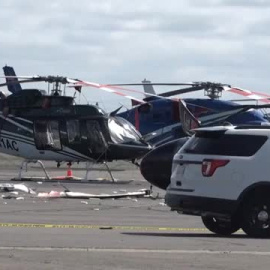 Estrella un helicóptero cuando trataba de robarlo en Sacramento (EEUU)