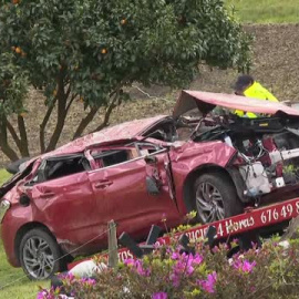 Cuatro jóvenes muertos en un accidente en Xove, Lugo