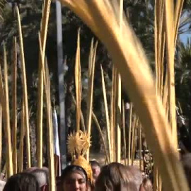 Elche vive una jornada de pasión en su tradicional Domingo de Ramos