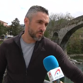 José Luis Vega captura el primer 'campanu' de la temporada 2023 en Asturias