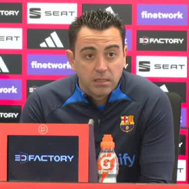 Xavi: "Que haya una guerra futbolística, nada más"  
