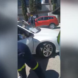 Erick no quiso esperar y nació en un área de servicio 