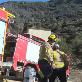 Estabilizado y en vías de controlarse el incendio de Portbou en Girona