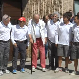 Mañana el rey emérito volverá a pisar Sanxenxo, en Potenvedra, donde ya se ultiman los preparativos