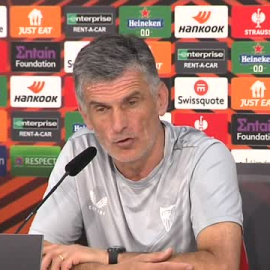 Mendilibar: "Espero el estadio a tope y en todo momento apoyando a los jugadores"