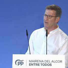Feijóo en Mairena del Alcor: "Andalucía ha sido víctima de décadas de dejadez socialista"