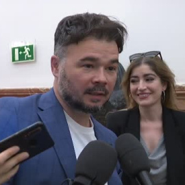 Rufián, sobre la supuesta hija secreta del rey emérito: "Nos interesa más el dinero secreto que tiene por ahí"
