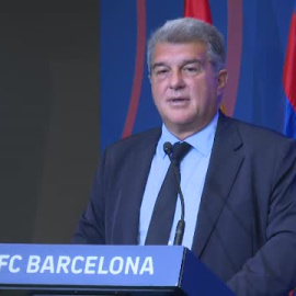 Laporta: "El objetivo prioritario sigue siendo la Liga y tenemos a 11 puntos al segundo"