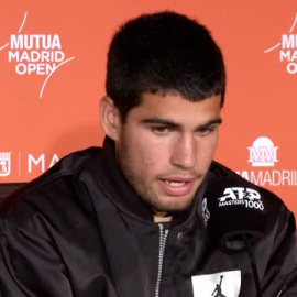 Alcaraz: "Este partido me da mucha confianza de cara a lo que viene"