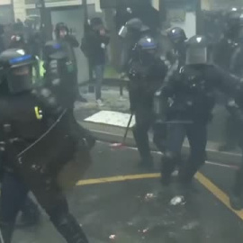 Disturbios en París en el Primero de Mayo