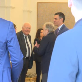 Sánchez recibe en Moncloa al secretario general de la ONU