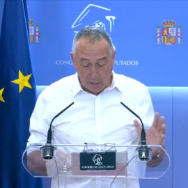 Joan Baldoví se despide emocionado del Congreso