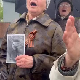 El Día de la Victoria también se celebra en la ciudad ocupada de Mariúpol