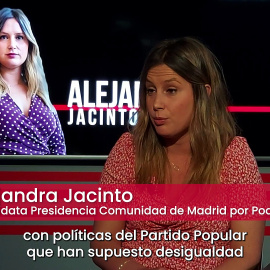 Alejandra Jacinto: “Madrid tiene posibilidades de cambio si y solo si Podemos-IU-AV obtiene unos buenos resultados el 28M”