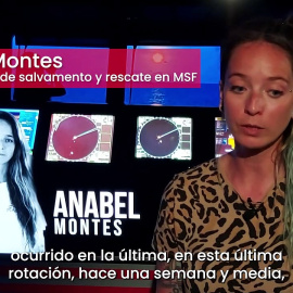 Anabel Montes, responsable de rescates en MSF: "Es muy fácil no llegar a tiempo y que una embarcación se pierda en medio del mar"