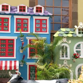 La localidad Gran Canaria de Gáldar se llena de flores 