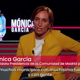 Mónica García: "Habrá dos papeletas, una para elegir a Ayuso y otra con políticas verdes, feministas y de justicia social"