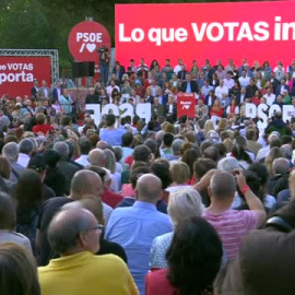 Sánchez: "La derecha no va a parar en insultar, descalificar y embarrar la campaña"