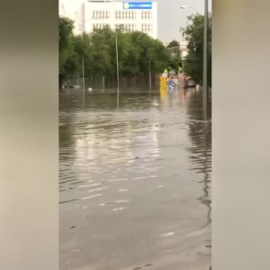 La tromba de agua provoca más de 300 avisos en Madrid