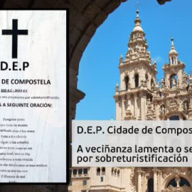 Los vecinos de Santiago comienzan a hartarse del turismo