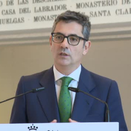 Bolaños: "El acuerdo entre el partido de Feijóo y el partido del maltratador va contra los derechos de las mujeres"