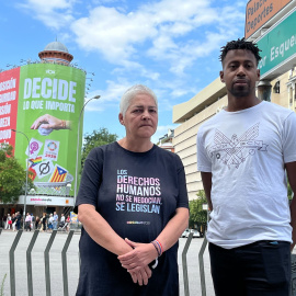 Los colectivos LGTBI+ denuncian la "lona del odio" de Vox en Madrid
