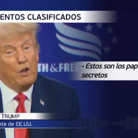 Sale a la luz un audio de Trump en el que admite tener en posesión documentos "altamente confidenciales"