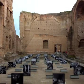 Las Termas de Caracalla en Roma muestran fotografías de la mafia capturadas por Letizia Battaglia