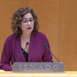 Montero defiende en el Senado unos Presupuestos "realistas" que "alejan a España de la posibilidad de recesión"