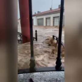 La tormenta Efraín provoca inundaciones en Extremadura
