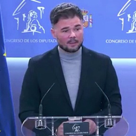 Vídeo | La épica respuesta de Rufián sobre la moción de censura de Vox