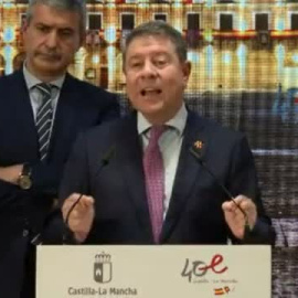 García-Page: "No considero que sea tolerable pactar con los delincuentes su propia condena"