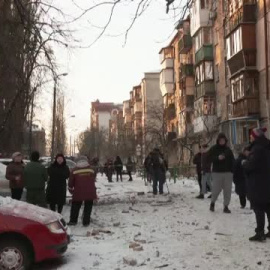 Nuevo bombardeo ruso en Kiev: Zelenskiy asegura haber derribado 13 drones enemigos