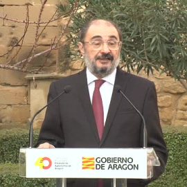 Lambán: "Todos los demócratas nos debemos tomar como una prioridad absoluta el rearme del Estado frente al independentismo"
