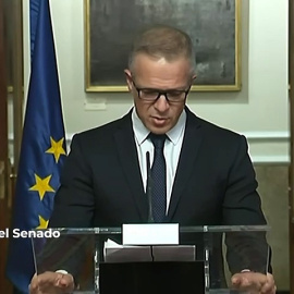 El presidente del Senado, Ander Gil, sobre la decisión del TC: "Se está dando un paso de difícil retorno en la degradación de nuestro sistema democrático"