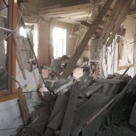 Un hospital de Donetsk es alcanzado por la artillería por cuarta vez en una semana