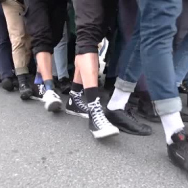 Los costaleros se entregan en cuerpo y alma a los ensayos de la Semana Santa