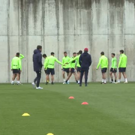 El Athletic continúa preparando el derbi de este sábado contra la Real Sociedad