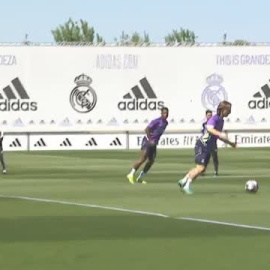 El Real Madrid prepara el partido contra el Chelsea tras la victoria liguera