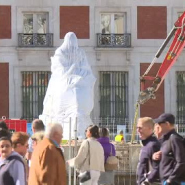 Con un pie en el kilómetro cero de la Puerta del Sol