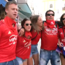 Ambientazo en Sevilla antes de la final de la Copa del Rey