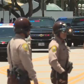 Trump llega al juzgado de Miami para declararse inocente del "robo" de documentos secretos