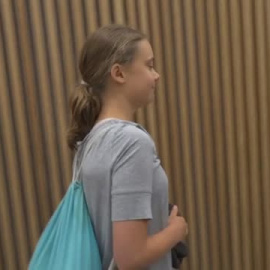 Greta Thunberg ante el juez por desobediencia a la Policía durante una protesta