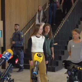Greta Thunberg, multada por desobedecer a la policía en una protesta contra el cambio climático