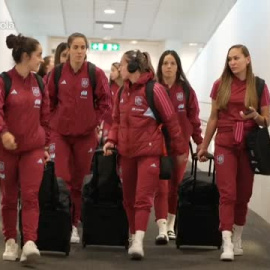 La Selección Española de Fútbol Femenino ya está en Australia, esperando rival para disputar la final del Mundial