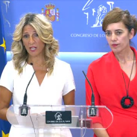 Yolanda Díaz confirma a Felipe VI su apoyo al "único Gobierno de coalición progresista posible"
