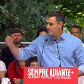 Sánchez tilda de "dislate" el anuncio del PP de manifestarse contra de la investidura del PSOE días antes de la investidura de Feijóo