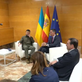 Sánchez y Zelenski se reúnen en el marco de la cumbre europea